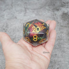 Xanathar's Eye | Giant D20 Moving Eye DnD Dice | Acrylic RPG Gaming Dice - Collectors World Toys