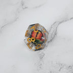 Xanathar's Eye |  7 Piece Moving Eye DnD Dice Set | Acrylic RPG Gaming Dice - Collectors World Toys