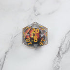 Xanathar's Eye |  7 Piece Moving Eye DnD Dice Set | Acrylic RPG Gaming Dice - Collectors World Toys