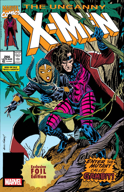 [Double Signed by Alison Sealy-Smith | Aj LoCasio] [Foil] Uncanny X-Men #266 Unknown Comics Exclusive Facsimile Edition Var [IN STOCK] - Collectors World Toys