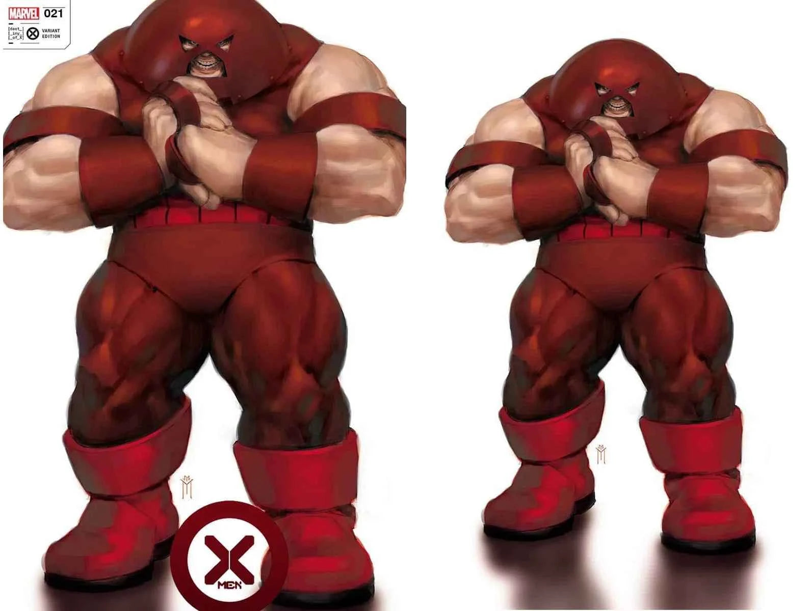 X-MEN #21 (MIGUEL MERCADO EXCLUSIVE JUGGERNAUT TRADE/VIRGIN VARIANT SET) ~ Marvel Comics Main image