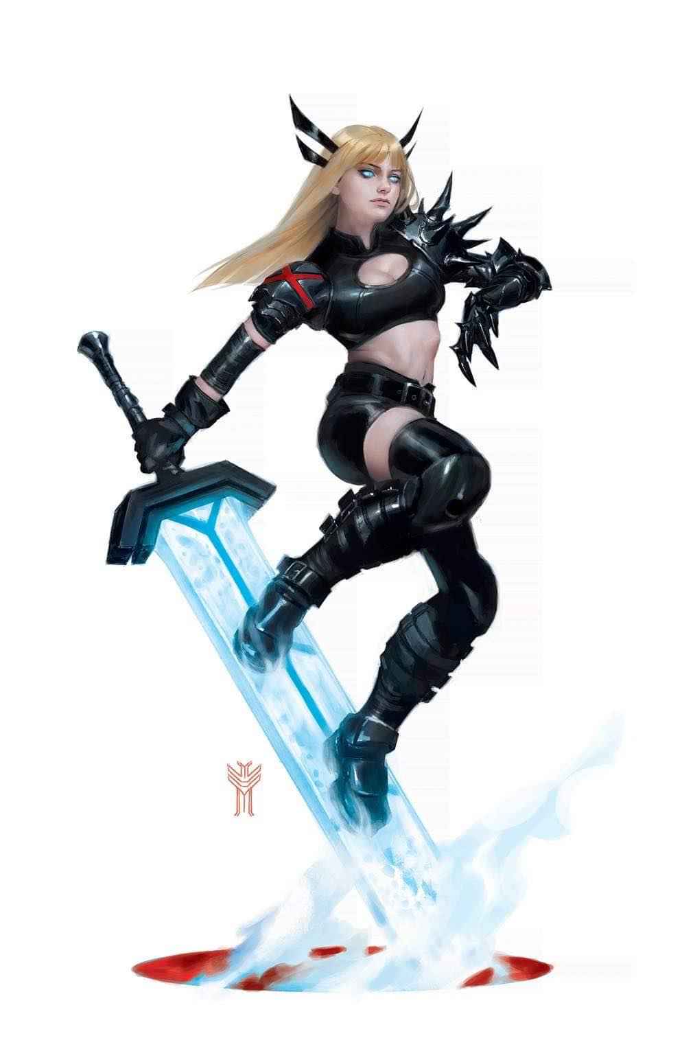 X-MEN #22 (MIGUEL MERCADO EXCLUSIVE MAGIK VIRGIN VARIANT)(2023) COMIC BOOK Main image