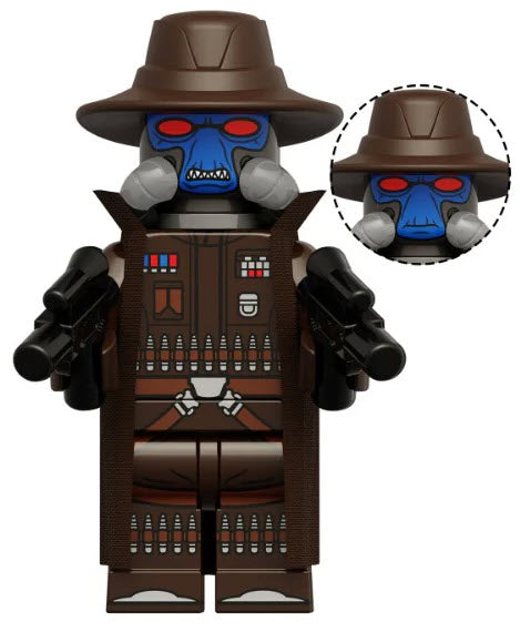 Outer Rim Bounty Hunter Custom Minifig - Collectors World Toys Hover Image