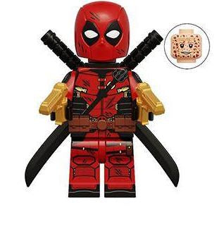 Red Mercenary Custom Minifig - Collectors World Toys Hover Image