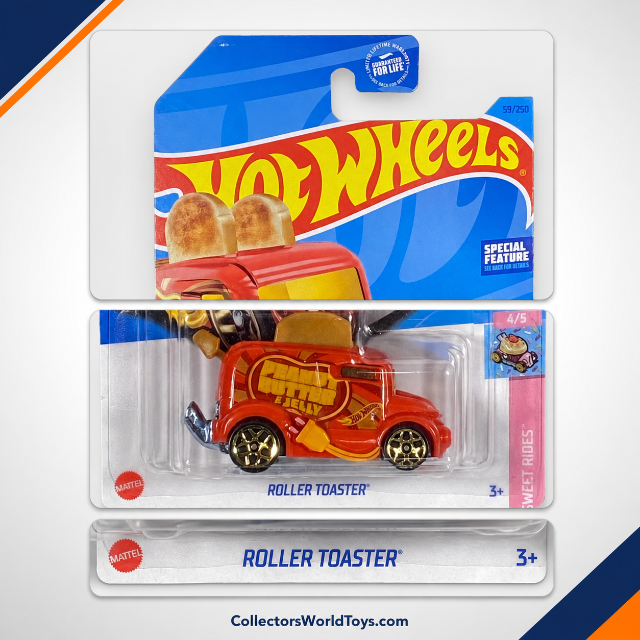 Hot Wheels Roller Toaster | Sweet Rides Series 4/5 - 59/250