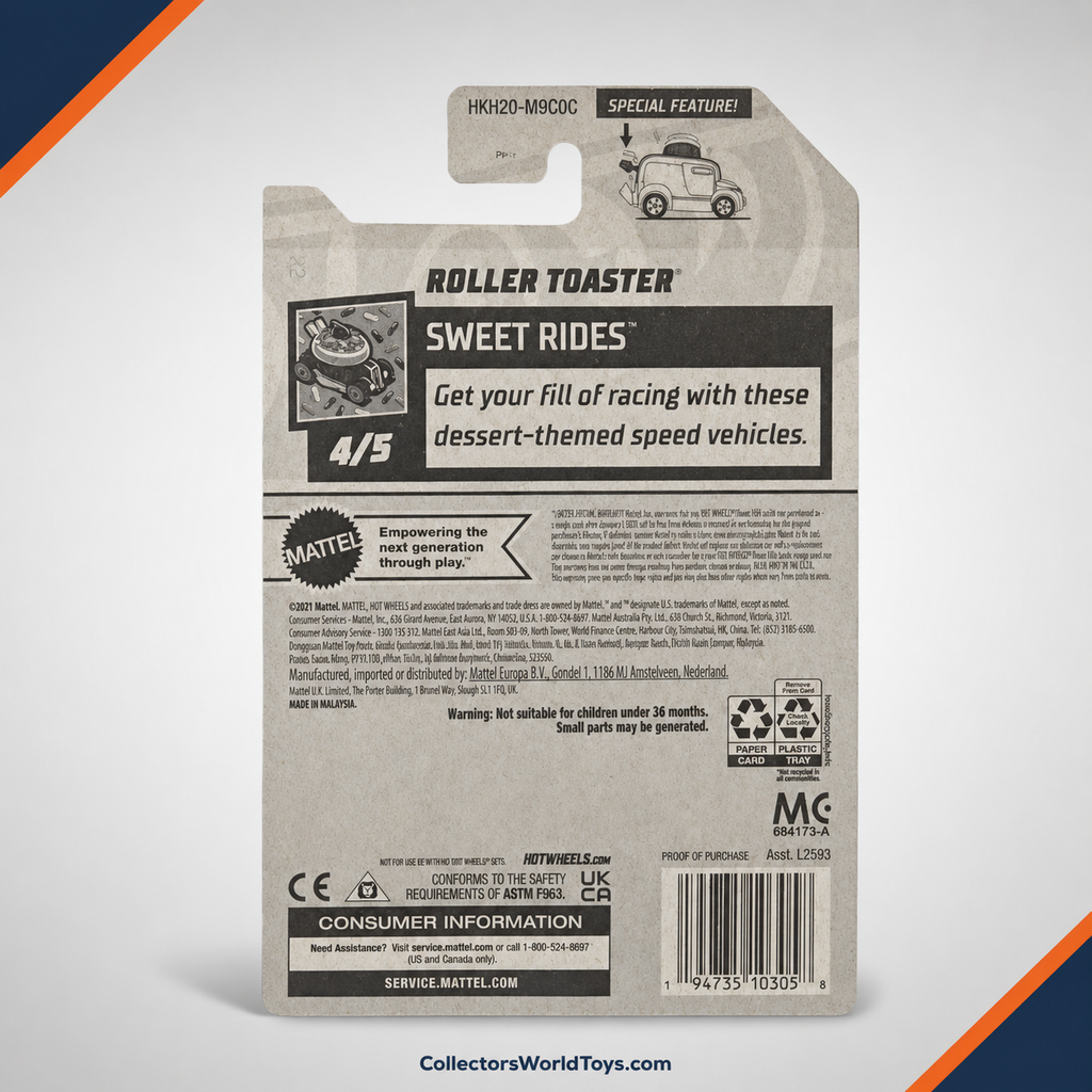 Hot Wheels Roller Toaster | Sweet Rides Series 4/5 - 59/250