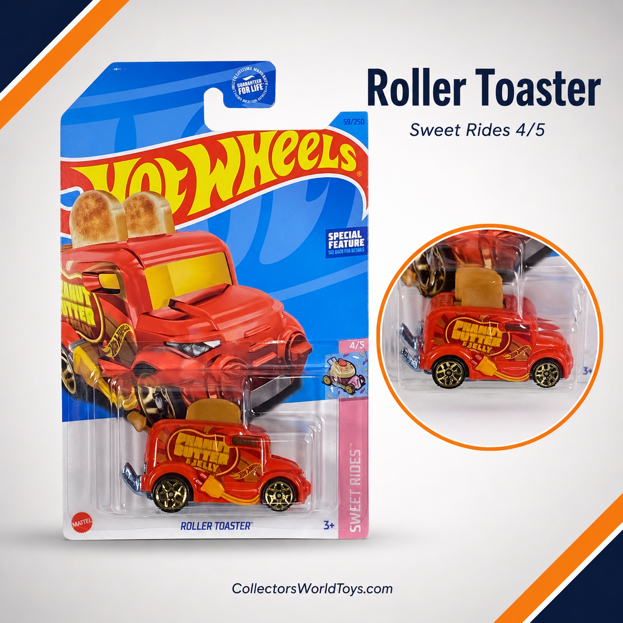 Hot Wheels Roller Toaster | Sweet Rides Series 4/5 - 59/250