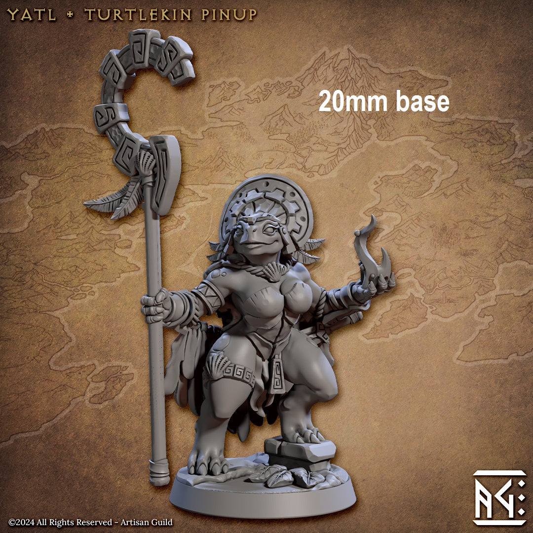Yatl (Female Turtlekin Cleric) Main image