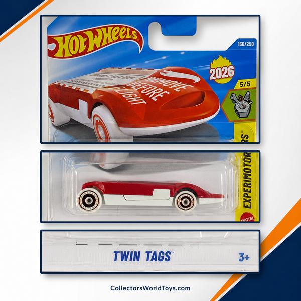 Hot Wheels Twin Tags | Experimotors Series 5/5 - 166/250