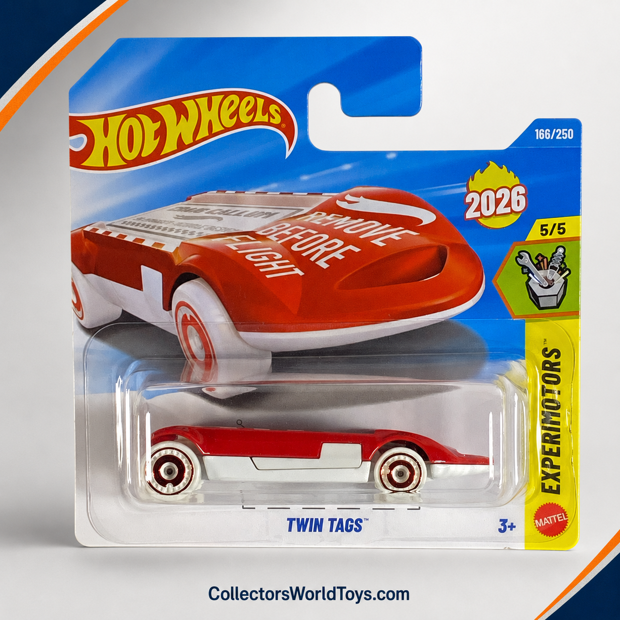 Hot Wheels Twin Tags | Experimotors Series 5/5 - 166/250