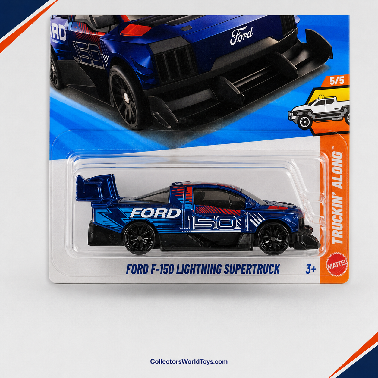Hot Wheels Ford F-150 Lightning Supertruck | Truckin' Along Series 5/5 - 151/250 Secondary image