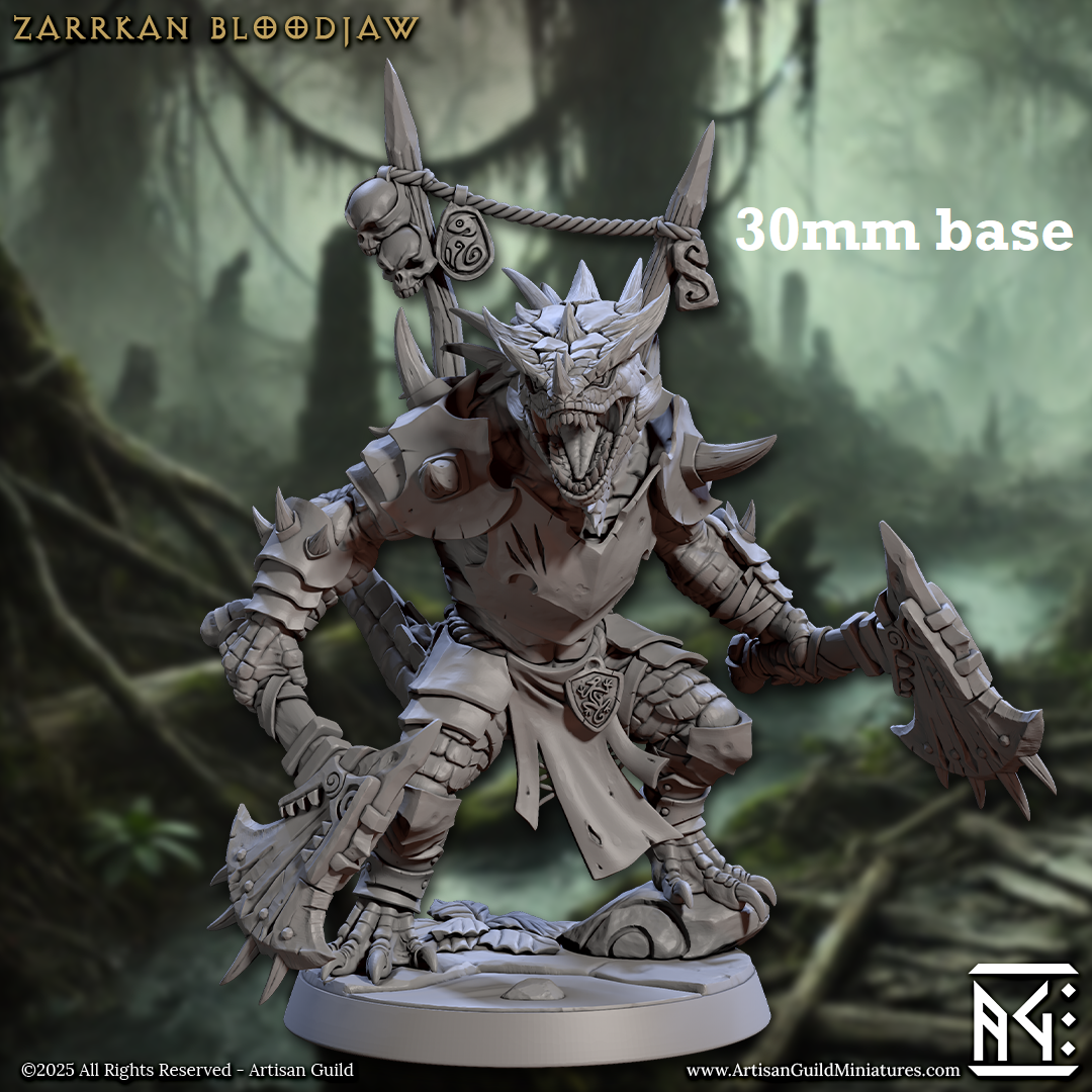 Zarrkan Bloodjaw (Male Lizardfolk Warlord) Main image
