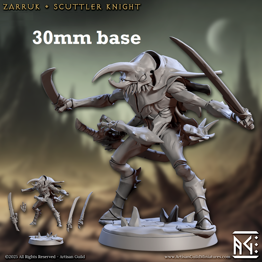 Zarruk, Scuttler Knight (Thri-kreen Samurai) Main image