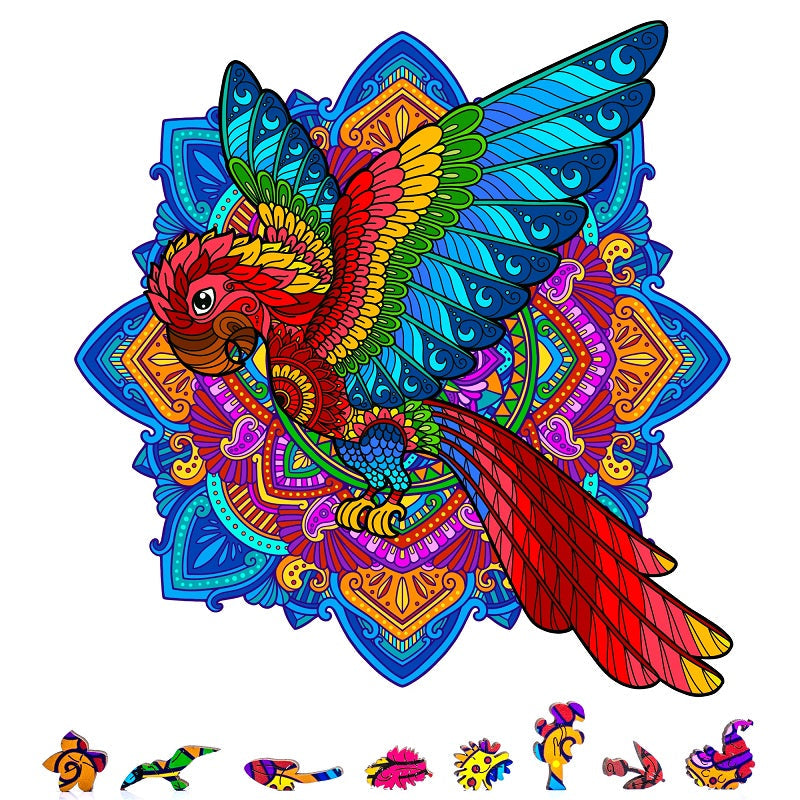 ZenChalet - Parrot Wooden Puzzle 200 Pcs