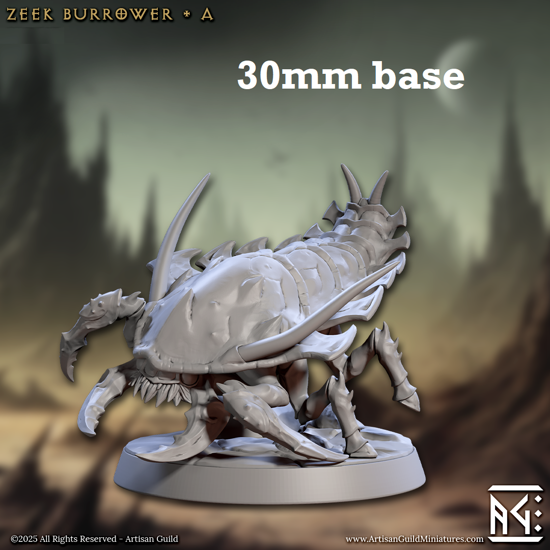 Zeek Burrower: Sculpt A (Trilobite Beast) Main image