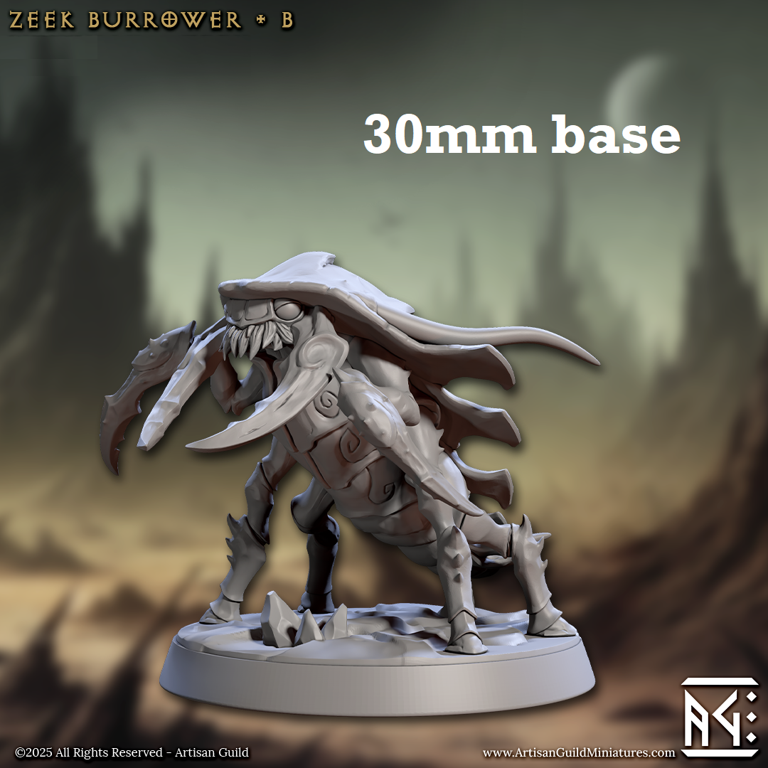 Zeek Burrower: Sculpt B (Trilobite Beast) Main image