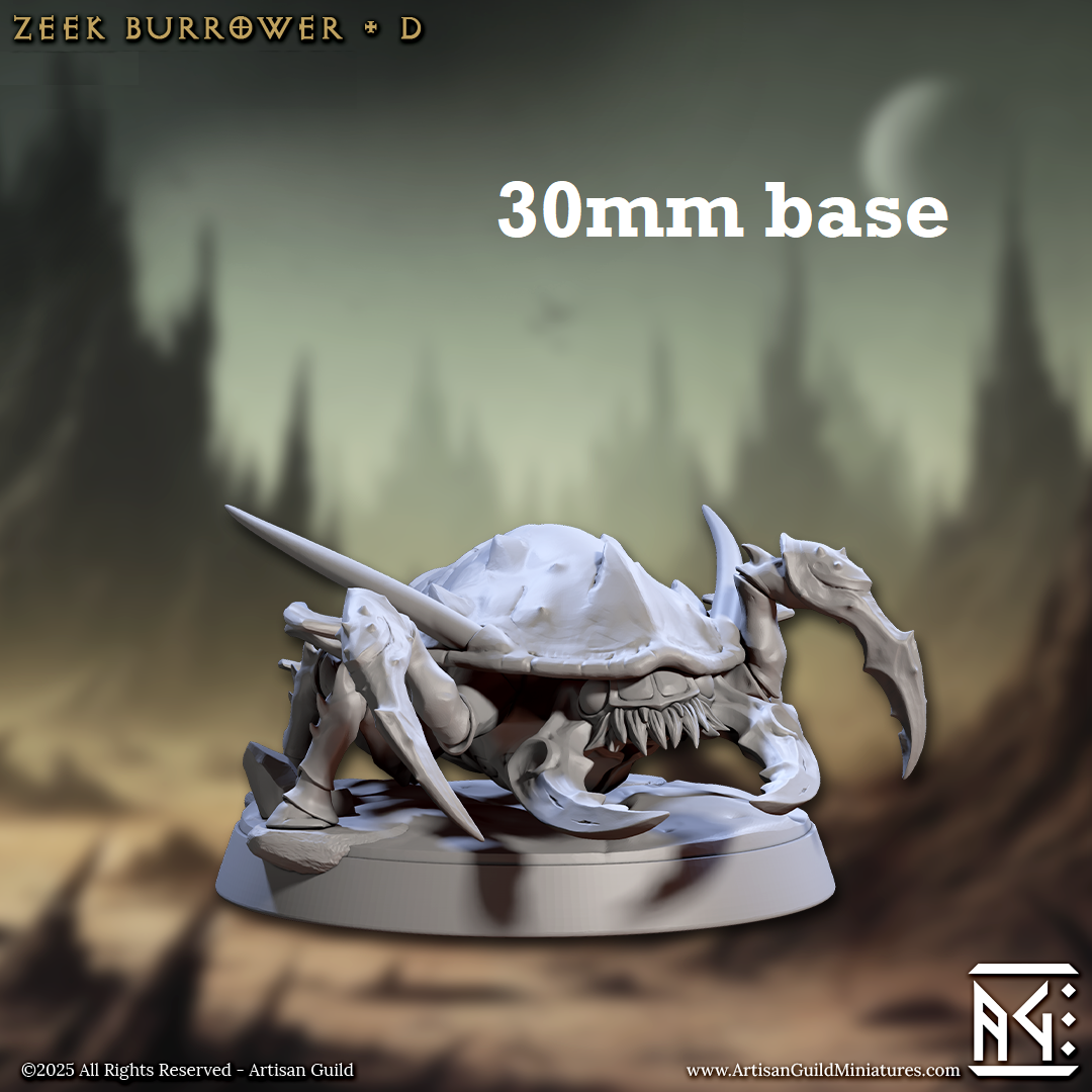 Zeek Burrower: Sculpt D (Trilobite Beast) Main image