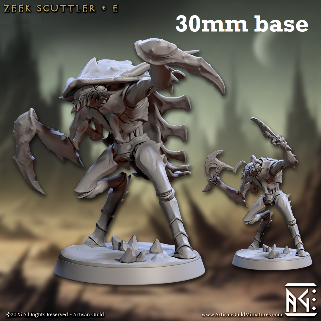 Zeek Scuttler: Sculpt E (Thri-kreen Warrior) Main image