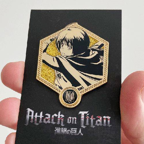 Zen Monkey Attack on Titan Golden Series - 1st Edition Enamel Pin - Select Figure(s) Main image