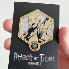 Zen Monkey Attack on Titan Golden Series - 1st Edition Enamel Pin - Select Figure(s) - Collectors World Toys