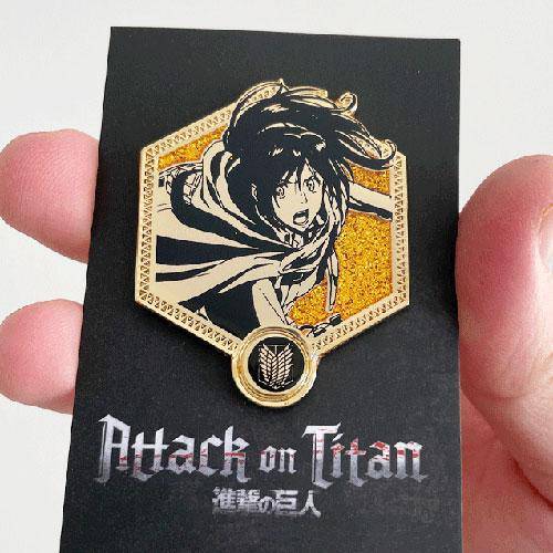 Zen Monkey Attack on Titan Golden Series - 1st Edition Enamel Pin - Select Figure(s) - Collectors World Toys