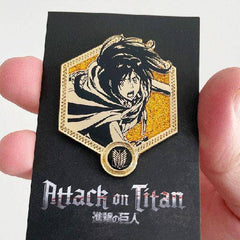 Zen Monkey Attack on Titan Golden Series - 1st Edition Enamel Pin - Select Figure(s) - Collectors World Toys