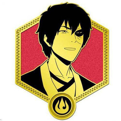 Zen Monkey - Avatar: The Last Airbender Enamel Gold Series Pin - Select Figure(s) Zuko