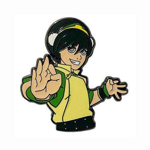 Zen Monkey: Battle Ready Toph - Avatar The Last Airbender Collectible Enamel Pin Hover Image