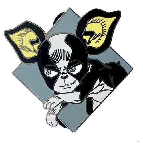 Zen Monkey: Diamond Iggy - JoJo's Bizarre Adventure Enamel Pin Hover Image