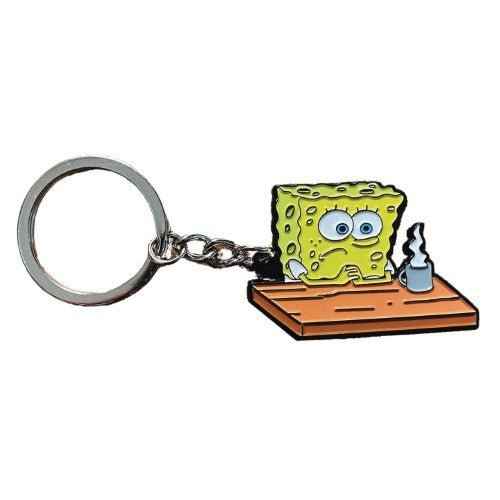 Zen Monkey: Existential Crisis - Spongebob Squarepants Keychain Main image