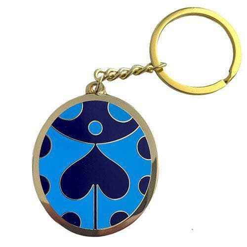 Zen Monkey: Giorno's Blue Brooch (Keychain Ver.) - JoJo's Bizarre Adventure Enamel Keychain Main image