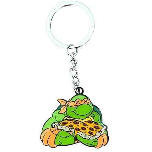 Zen Monkey: I Love Pizza, Dude! - Teenage Mutant Ninja Turtles Keychain Hover Image