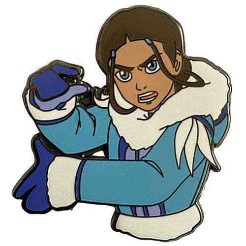 Zen Monkey: Jacket-Wearing Katara - Avatar: The Last Airbender Enamel Pin Hover Image