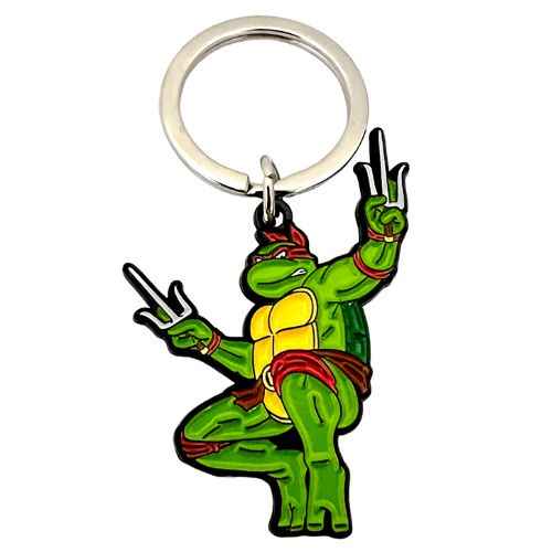 Zen Monkey: Leaping Raphael - Teenage Mutant Ninja Turtles Keychain Hover Image