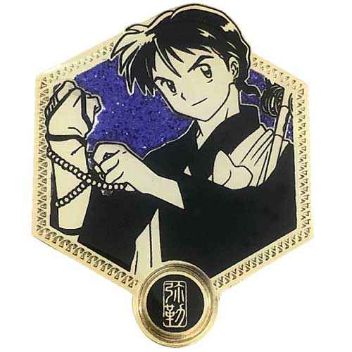 Zen Monkey: Miroku - Golden Series - 1st Edition Inuyasha Enamel Pin Hover Image