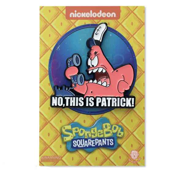Zen Monkey: "No", " This Is Patrick!"(SpongeBob Meme Collection) - Spongebob Squarepants Pin Hover Image