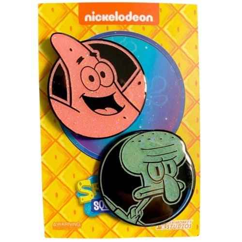 Zen Monkey: Patrick and Squidward - SpongeBob SquarePants Pin Set Main image