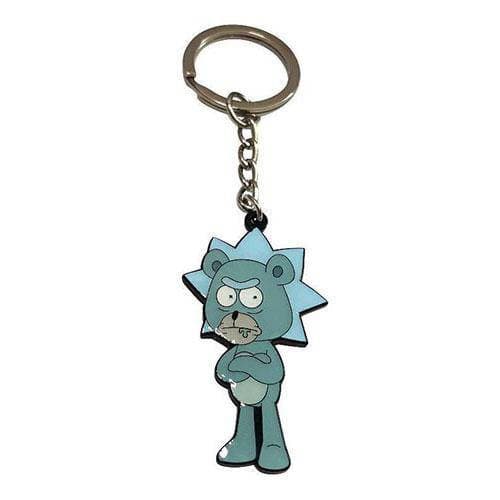 Zen Monkey: **SEASON 4 EPISODE 1** Teddy Rick - Rick and Morty Enamel Keychain - Collectors World Toys