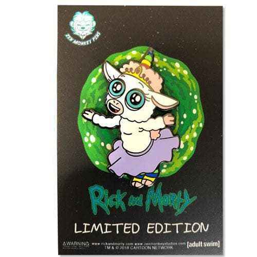 Zen Monkey: Tinkles - Rick and Morty Enamel Pin Hover Image