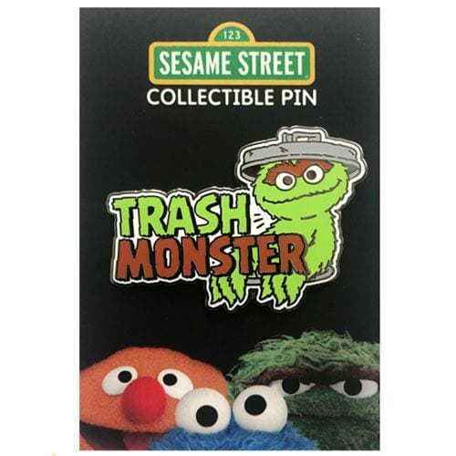 Zen Monkey: Trash Monster - Sesame Street Pin Pin Hover Image