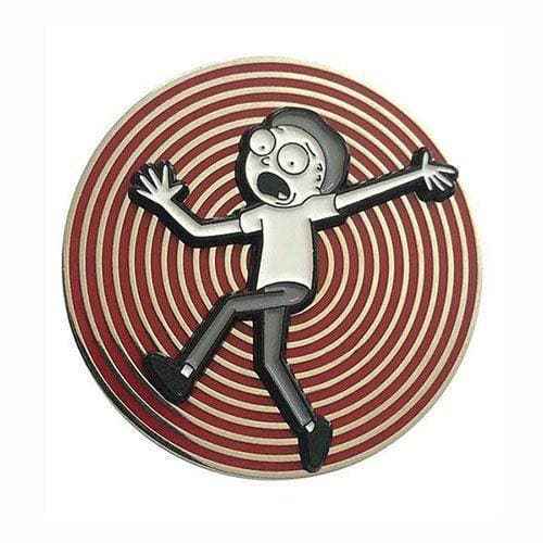 Zen Monkey: Vertigo Morty Spinner - Rick and Morty Enamel Pin Hover Image