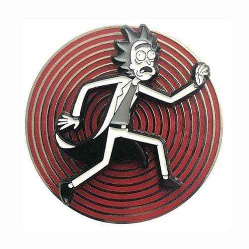 Zen Monkey: Vertigo Rick Spinner - Rick and Morty Enamel Pin Main image