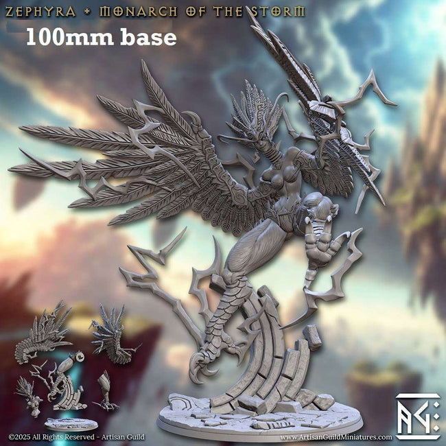 Zephyra, Monarch of the Storm (Huge Harpy Epic Boss) Hover Image
