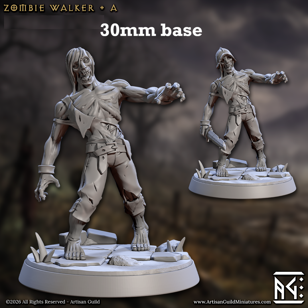 Zombie Walker: Sculpt A (Male Zombie) Main image