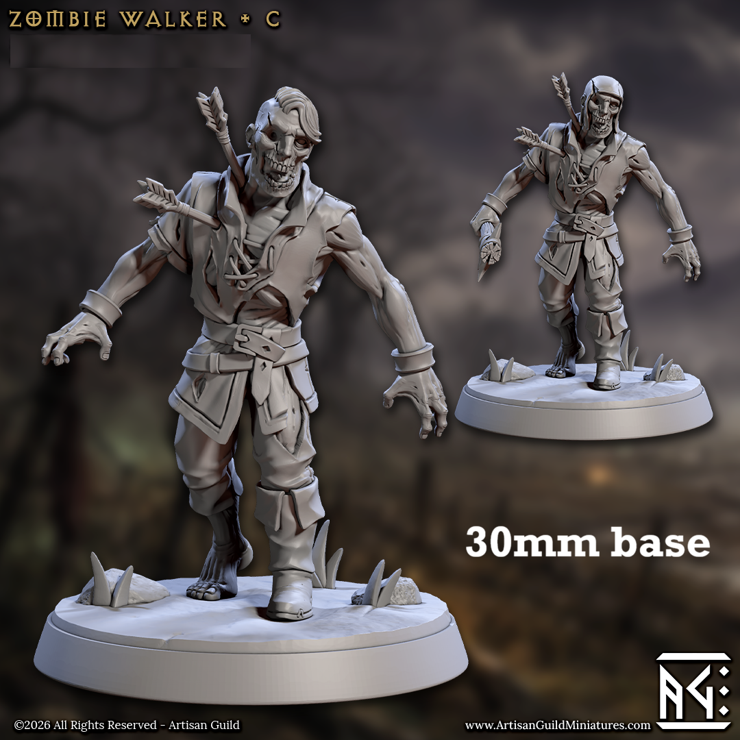 Zombie Walker: Sculpt C (Male Zombie)
