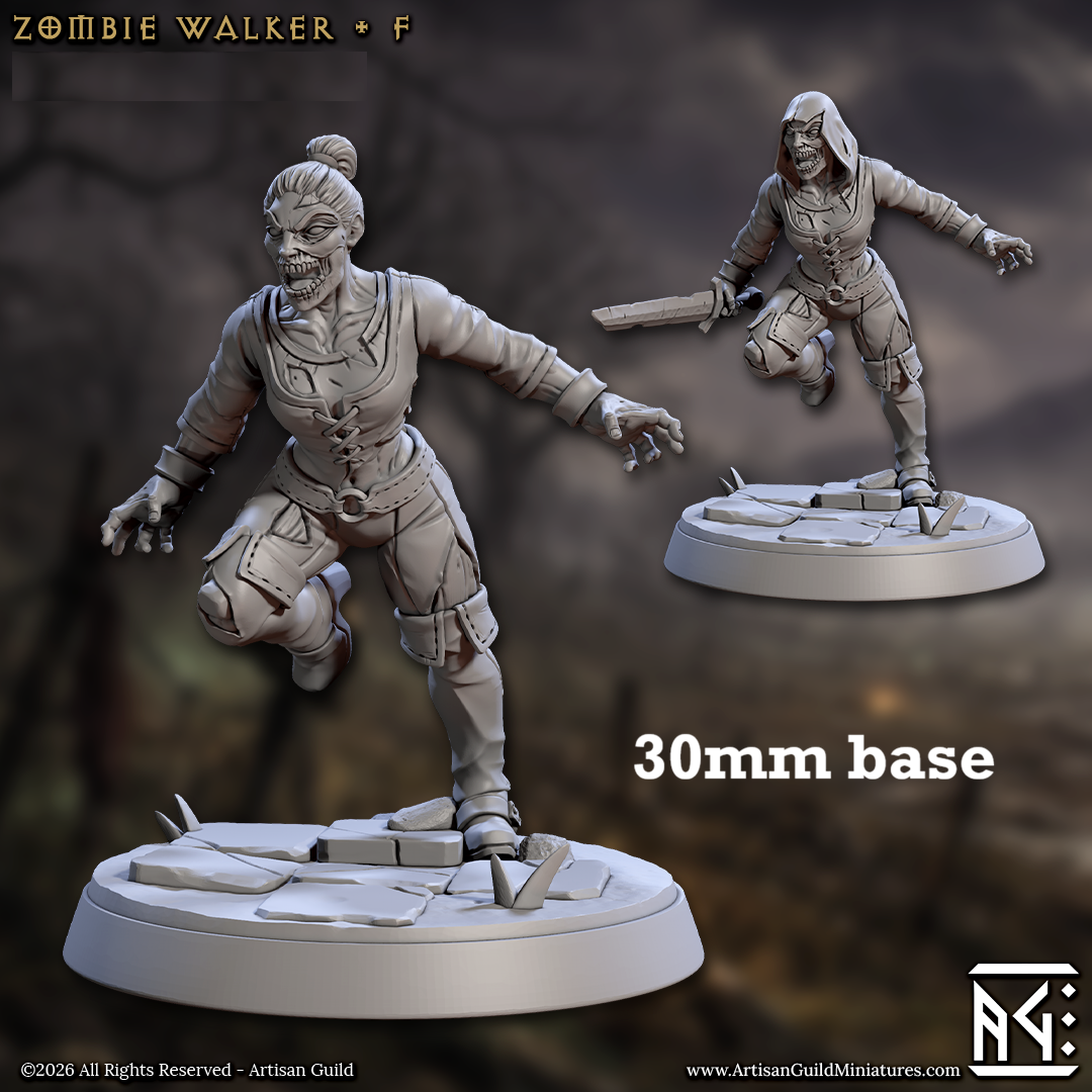 Zombie Walker: Sculpt F (Female Zombie)